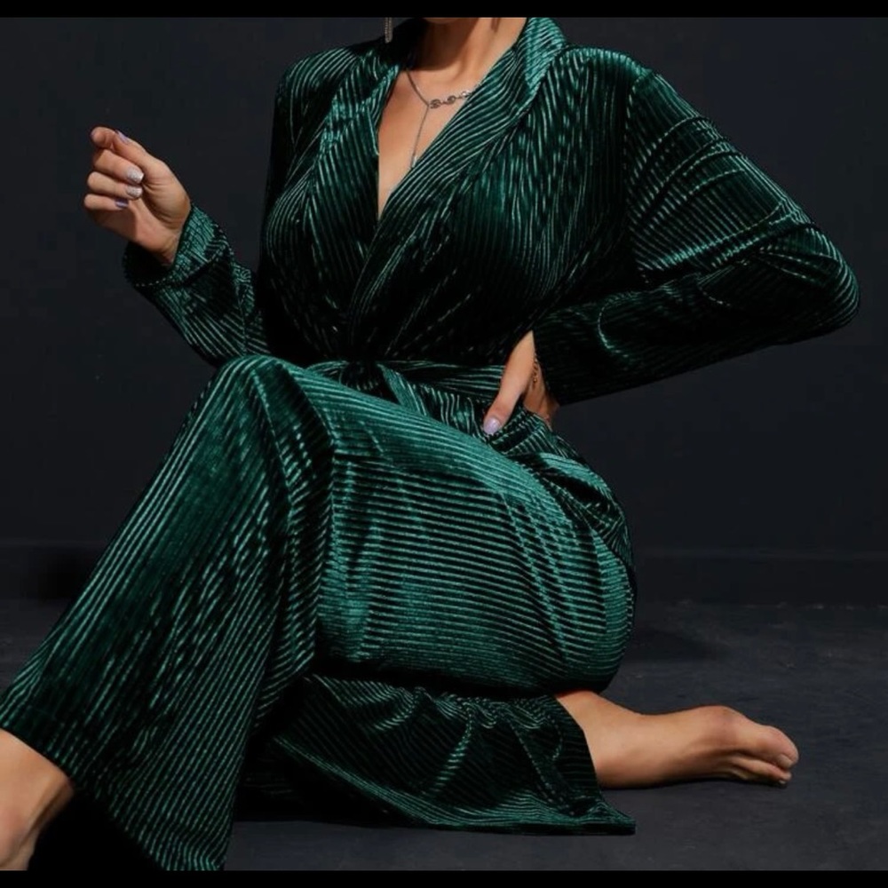 Shein co-ord dark green size small